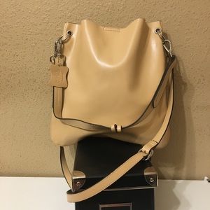 Co Lab tan leather purse